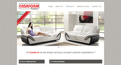 Desktop Screenshot of casaformfurniture.com